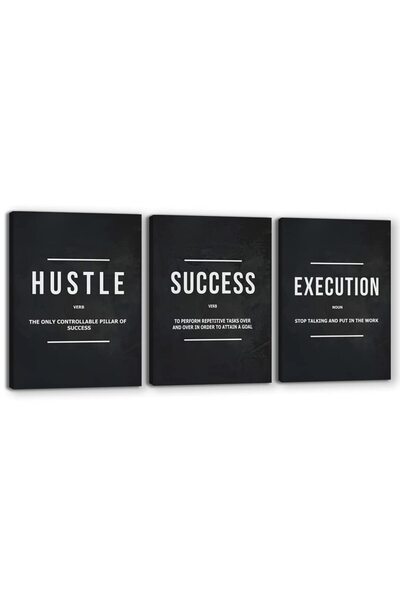 ALAYRA International ملصقات ملهمة من ألايرا، لوحات جدارية قماشية للنجاح، أعمال فنية للأهداف، لوحات اقتباسات رواد الأعمال