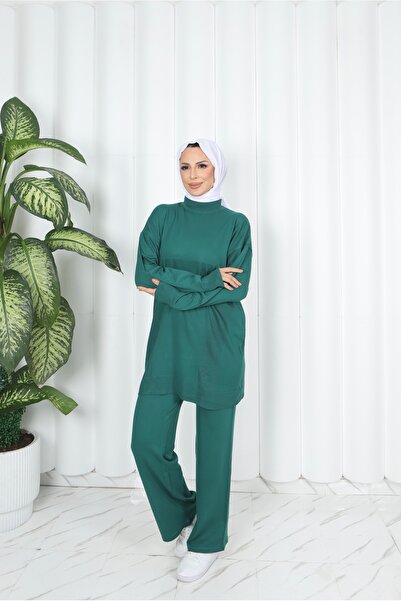 NİSUM MODA Asymmetrical Striped Mercerized Suit