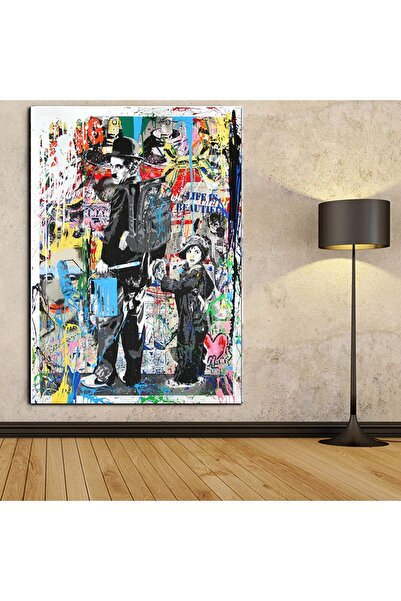 ALAYRA International ألايرا، فن البوب الحديث، لوحة بانكسي جرافيتي على قماش، م...