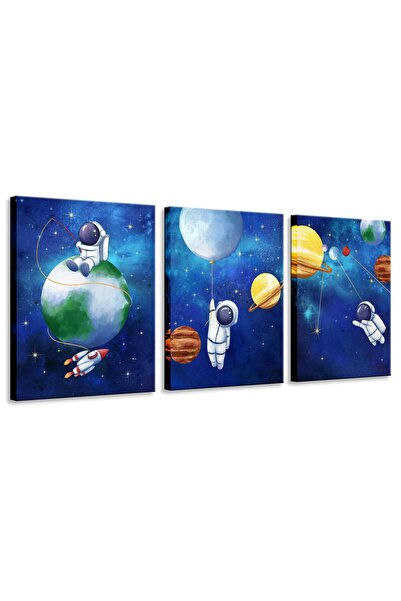 ALAYRA International لوحة جدارية فضائية من ALAYRA لغرف نوم الأطفال من الأولاد...