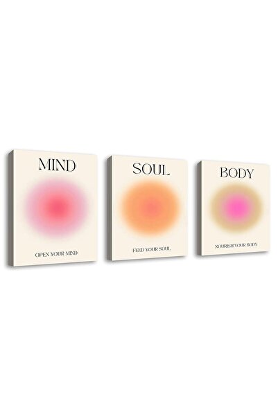 ALAYRA International ملصقات ألايرا ثلاثية الألواح، هالة إيجابية للغرفة، جمالي...