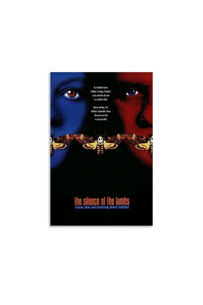 ALAYRA International ملصق فيلم صمت الحملان (ALAYRA) - ملصقات أفلام كلاسيكية -...