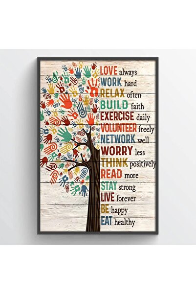 ALAYRA International لوحة جدارية من ALAYRA تحمل اقتباسات ملهمة للمكتب، ملصق ج...