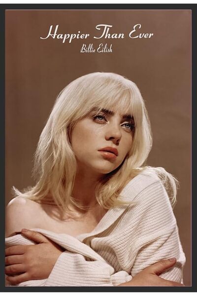 ALAYRA International ملصق فني بعنوان "أسعد من أي وقت مضى" من تصميم ألايرا، مق...