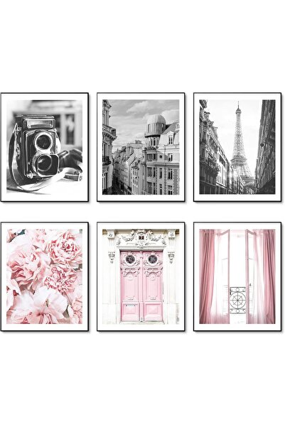 ALAYRA International مطبوعات فنية جدارية من ALAYRA بتصميمات باريسية عتيقة، مل...