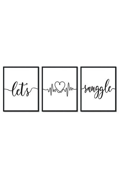 ALAYRA International مجموعة من ثلاث لوحات فنية جدارية بدون إطار من ALAYRA، مق...