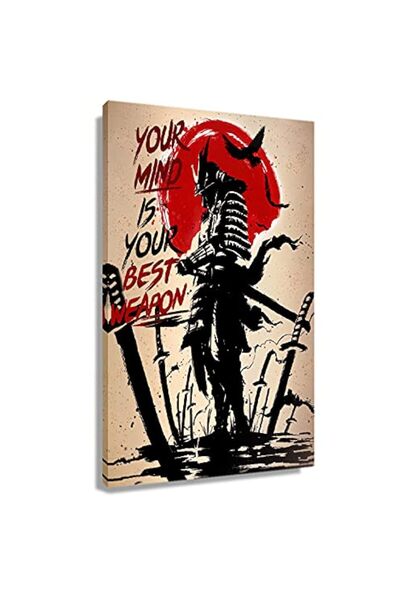 ALAYRA International ملصقات جدارية تحفيزية من ALAYRA: عقلك هو سلاحك الأفضل - ...