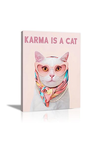 ALAYRA International ملصق جداري لألايرا تايلور، مطبوعات ألبوم Karma Is A Cat،...