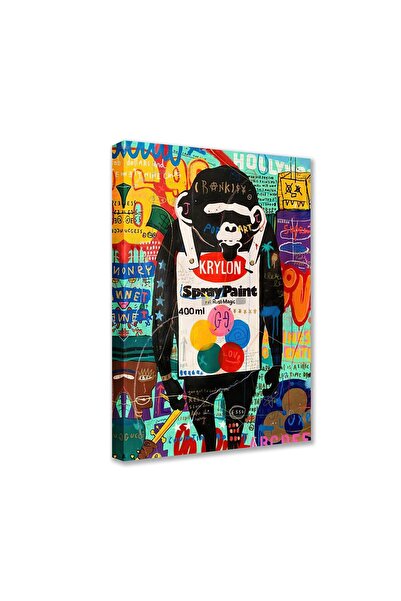 ALAYRA International ALAYRA Banksy art wall decor funny gorilla monkey pictur...