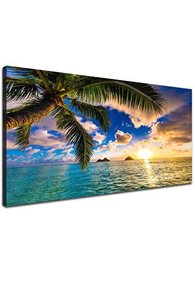 ALAYRA International لوحة جدارية فنية من قماش ألايرا، تصور منظرًا طبيعيًا لشا...