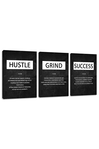 ALAYRA International ملصقات ألايرا التحفيزية على قماش أسود، لوحات جدارية ملهم...