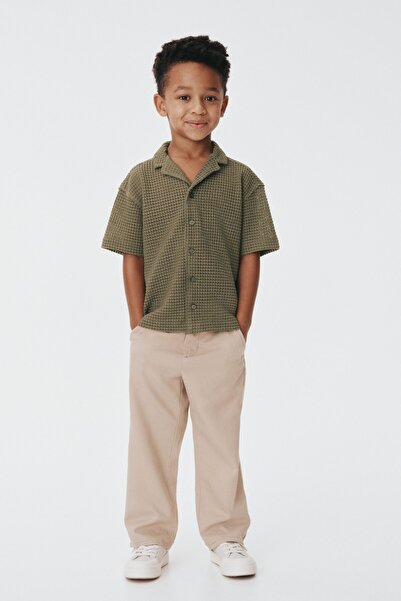 H&M Bol Kesimli Gabardin Chino