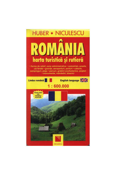 Niculescu Romania - Tourist and road map