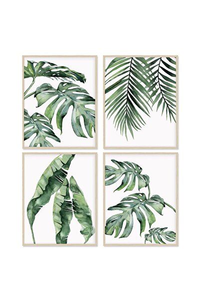 ALAYRA International ملصق مطبوعات نباتية من ALAYRA لتزيين جدران غرفة المعيشة،...