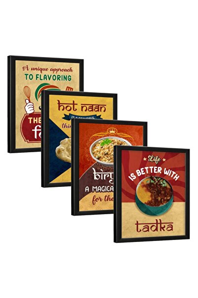 ALAYRA International ALAYRA Restaurant Wall Decoration Items - Food Wall Fra ...