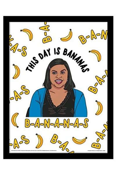 ALAYRA International ملصق مسلسل المكتب من تصميم ألايرا، مطبوع بإطار، إصدار خاص لهواة الجمع (من تصميم بانا ديزاين)، 30 سم × 40 سم -