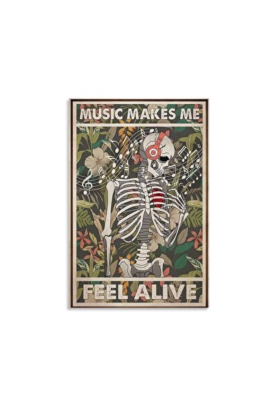 ALAYRA International ALAYRA Music Poster, Skull Art, Poster for Room Aestheti...