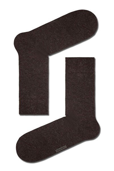 Conte Elegant Viscose and cashmere socks, DiWaRi Comfort 000 - Brown, 25 (40-41)
