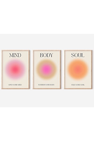 ALAYRA International ملصقات ألايرا للهالة الإيجابية لتزيين الغرفة، 3 قطع، ألو...