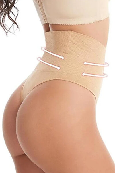 loura Shapewear Thong Underwear, High Waist Panties, Invisible Under Clothes, Abdominal Corset