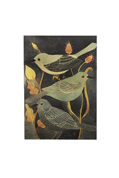 ALAYRA International ALAYRA Nightingale Bird Vintage Poster Wall Stickers Ret...