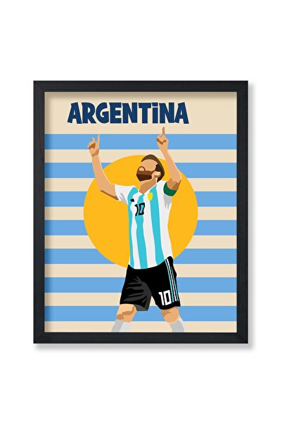 ALAYRA International ملصق ألايرا - ملصق رياضي رئيسي - طباعة أرجنتينية - فن كر...