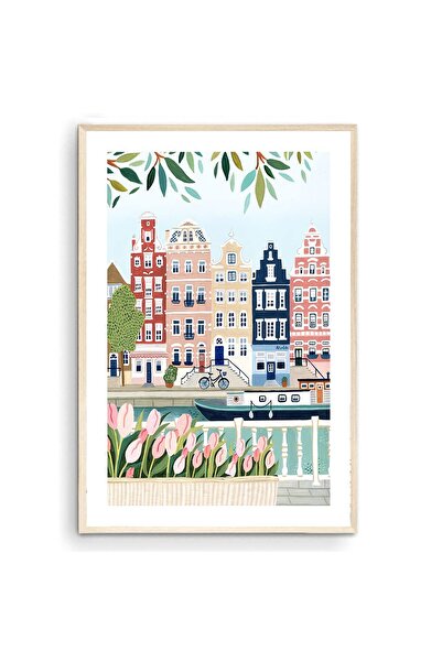 ALAYRA International ALAYRA Amsterdam Art Print - Netherlands Print, Holland ...