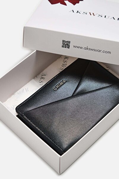AKSWSUAR Deri Küçük Cüzdan