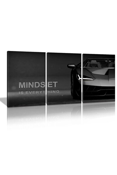 ALAYRA International لوحة جدارية تحفيزية من قماش ألايرا، ملصقات لامبورغيني مطبوعة، ريادة الأعمال - العقلية