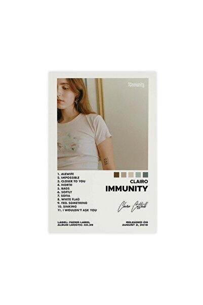 ALAYRA International ملصق ألايرا كليرو، ملصق المناعة، ملصق غلاف الألبوم، ملصق...