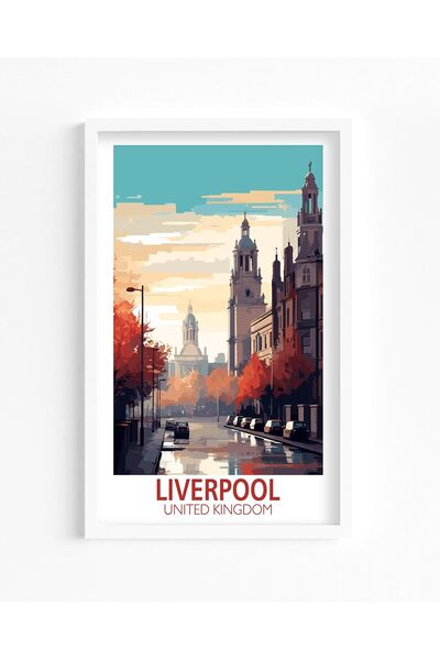 ALAYRA International ALAYRA YoungGift Liverpool City Travel Poster - Liverpoo...