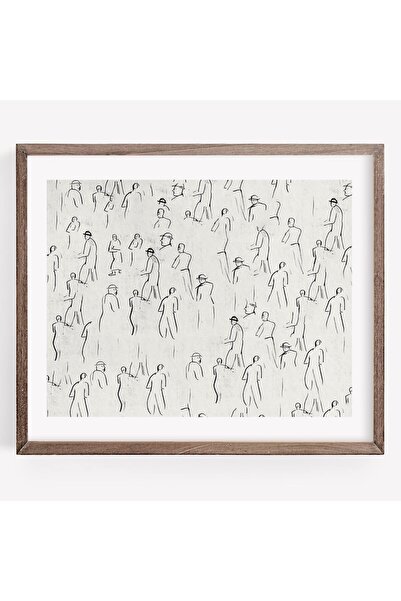 ALAYRA International لوحة جدارية تجريدية من تصميم ألايرا، مطبوعات تخطيطية عتي...