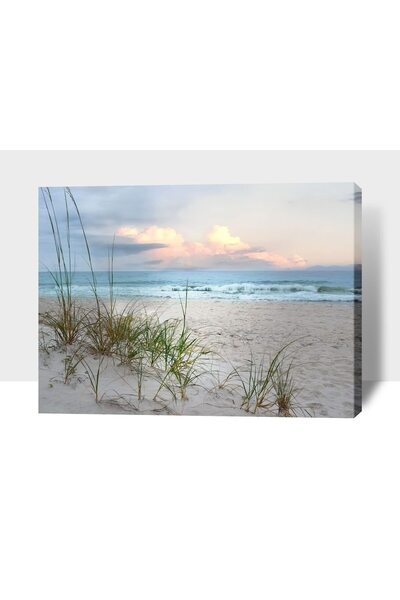 ALAYRA International ALAYRA Beach Canvas Wall Art, Ocean Pictures Coastal Art...