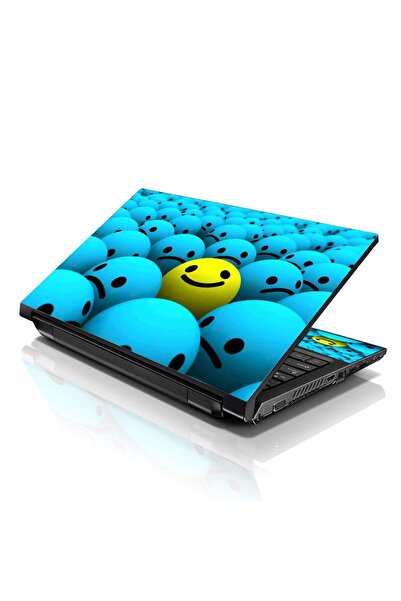 ALAYRA International ALAYRA Laptop 17-17.3" Skin Cover Colorful Happy Face Pa...