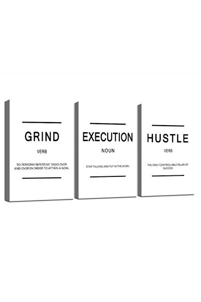 ALAYRA International ALAYRA Framed Canvas Wall Art Success Quote, Office Wall...