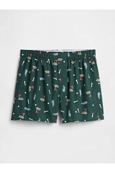 GAP Erkek Koyu Yeşil 4" Boxer