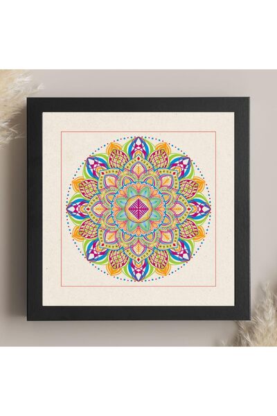 ALAYRA International ألايرا - ملصق جداري فني ماندالا - ملصق ديني - ديكور جدار...