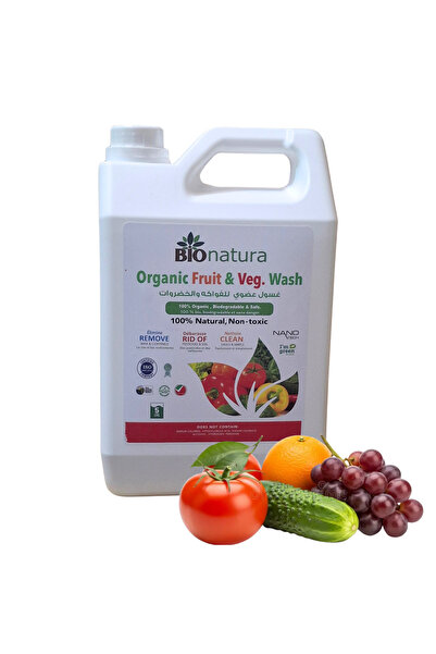 Bionatura غسول عضوي للفواكه والخضراوات 5 لتر