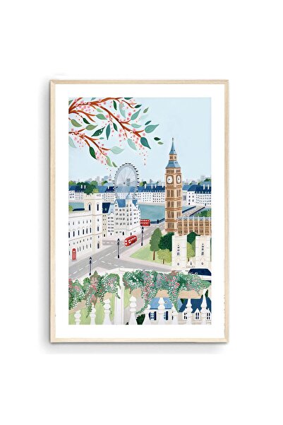 ALAYRA International لوحة فنية مطبوعة من لندن، لوحة جدارية من لندن، لوحة فنية...