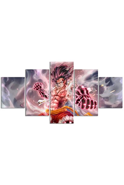 ALAYRA International ألايرا، ملصق أنمي ون بيس مونكي دي لوفي مطبوع على قماش لتزيين غرفة المعيشة