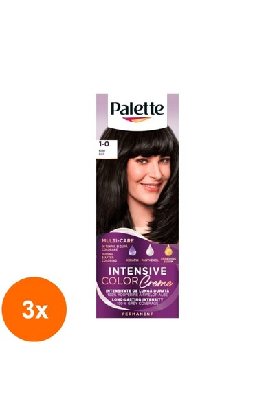 SCHWARZKOPF Palette Set of 3 x Palette Intensive Color Creme Permanent Hair D...