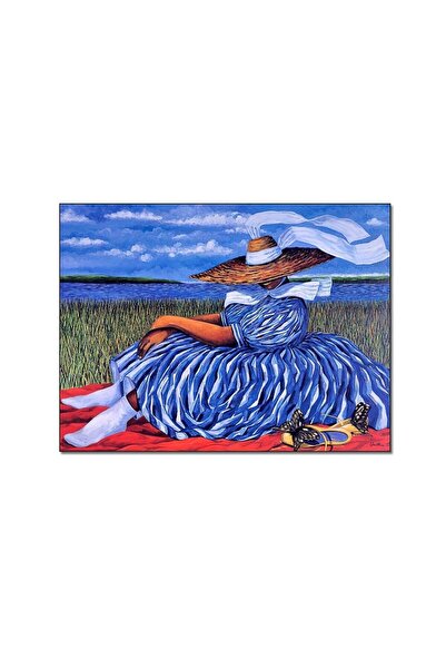 ALAYRA International لوحة فنية قماشية بعنوان "شبشب أصفر" للفنان جوناثان غرين، ملصق، لوحة تجريدية عتيقة، هدية