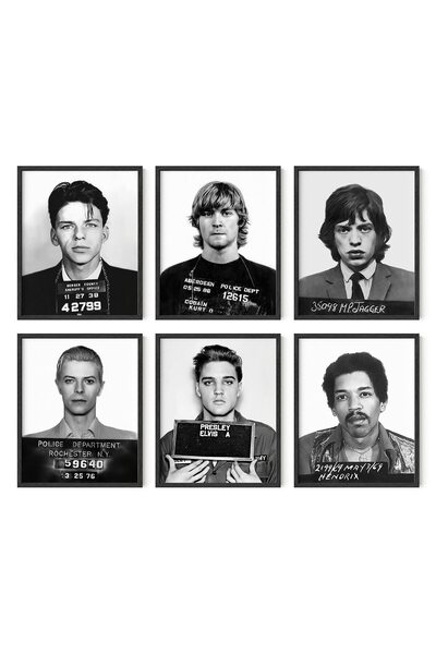 ALAYRA International ملصق صور المشاهير من ألايرا - ملصقات روك قديمة - ملصق كو...