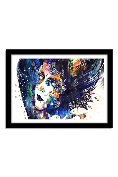 ALAYRA International ALAYRA - Attractive Girl Art Framed Poster For Wall Attr...