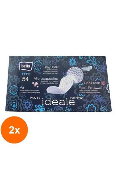 Bella Set 2 x 54 Absorbante Zilnice Panty Ideale Regular