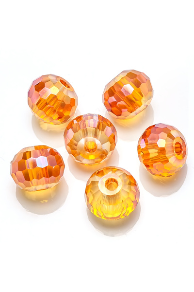 Choice13 ED23 10Pcs 14mm 96Facets Ball Crystal Glass Round Spacer Bead Big Ho...