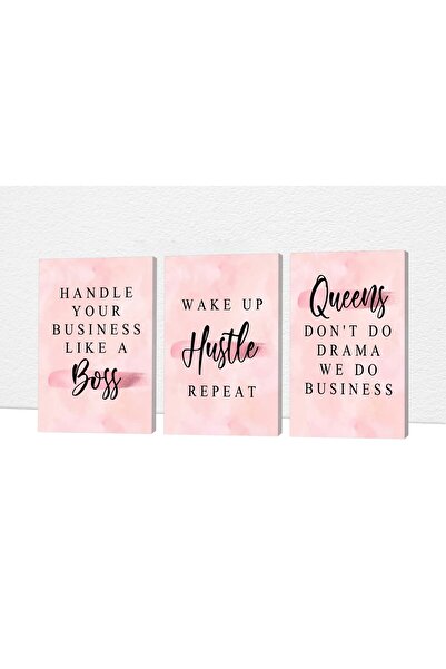 ALAYRA International لوحة جدارية مكتبية من ALAYRA - لوحة جدارية تحفيزية ثلاثي...