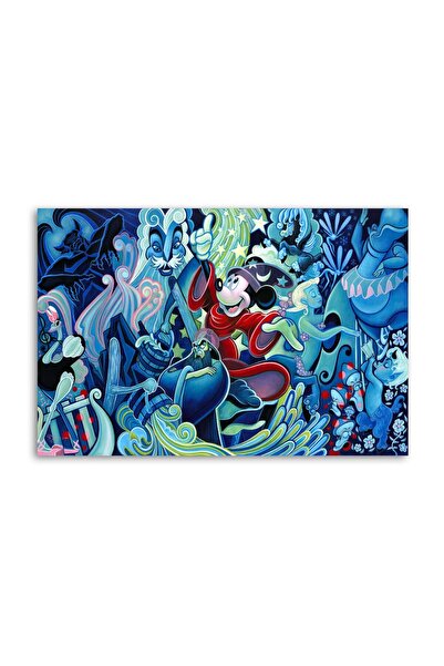 ALAYRA International ملصق ميكي ماوس المرح من ألايرا، لوحة جدارية فنية من القم...