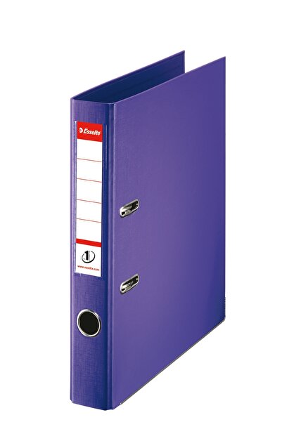 Esselte Biblioraft No.1 Power, PP/PP, partial reciclat, certificare FSC, A4, 50 mm, mov