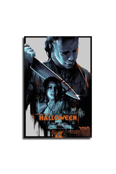 ALAYRA International ALAYRA Michael Myer Halloween Horror Movie Canvas Art Po...